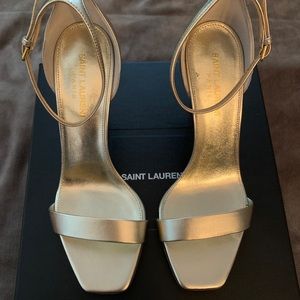 NEW Saint Laurent Amber Heels
